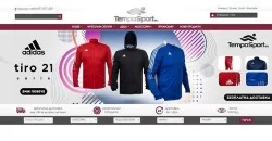 Онлайн магазин за спортни стоки Temposport.eu: Начална страница